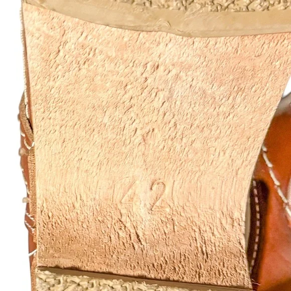 SIMSON Leather Slip On Orthopedic Wooden Shoes - Picture 6 of 7